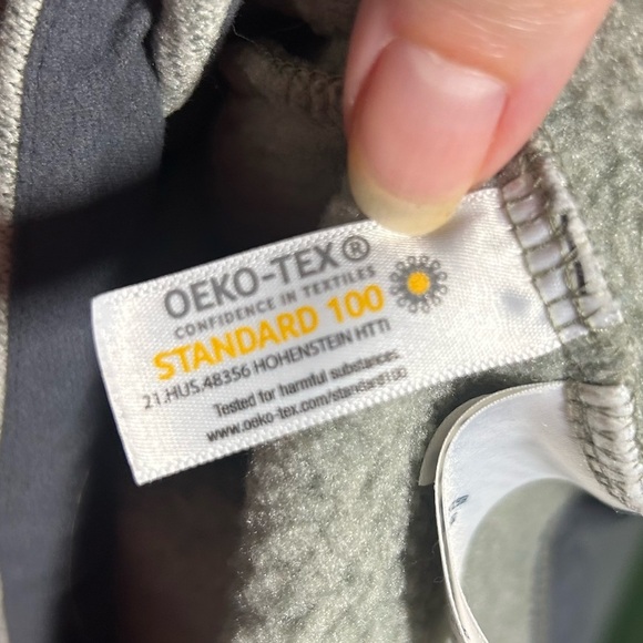 Lands End Heathered Green Cowl Neck Fleece Pullover Sweater Size X-Large 18 - Picture 3 of 10